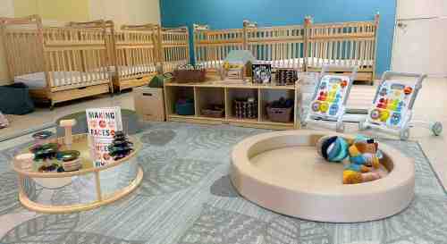 infant classroom at La Petite Academy