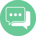 Chat icon conversation bubbles